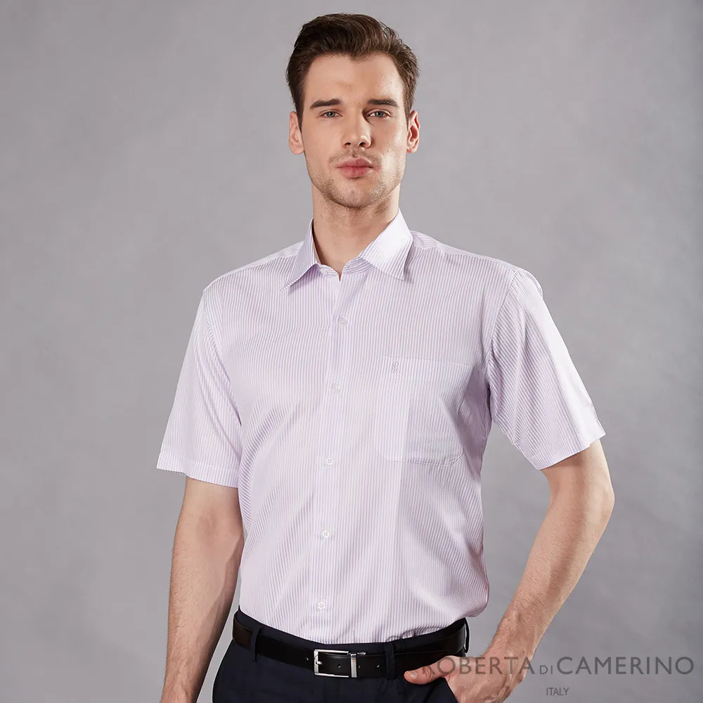 ROBERTA諾貝達  台灣製 休閒優雅 吸濕排汗短袖襯衫 淺灰 歷史價格詳細信息