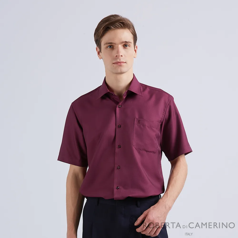 ROBERTA諾貝達  台灣製男裝 商務必備款 條紋白底短袖襯衫 藍 歷史價格詳細信息