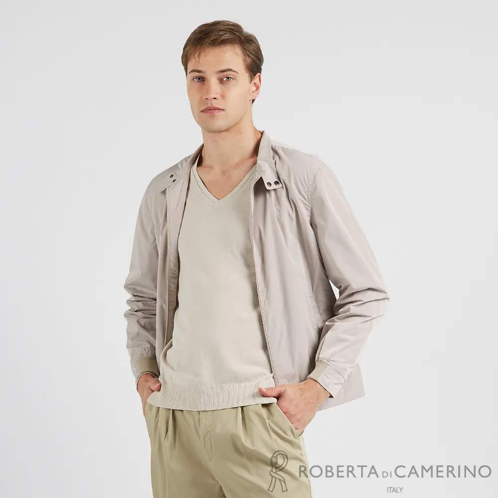 【ROBERTA諾貝達】 男裝 帥氣百搭 時髦大方立領式夾克 HOG02-39藍黑 歷史價格詳細信息