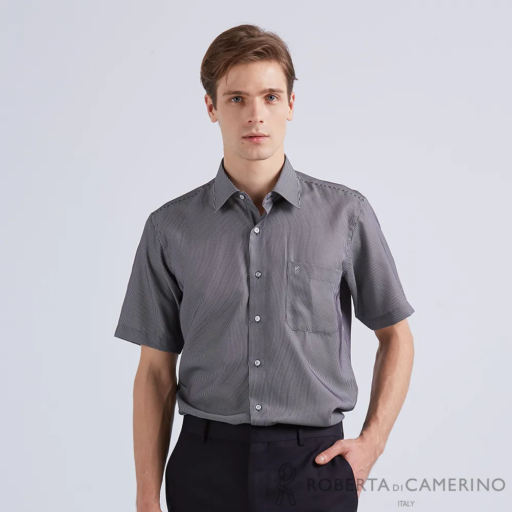 【ROBERTA諾貝達】商務襯衫 印度素材 修身版 時髦雅緻 柔軟透氣短袖襯衫 粉 歷史價格詳細信息