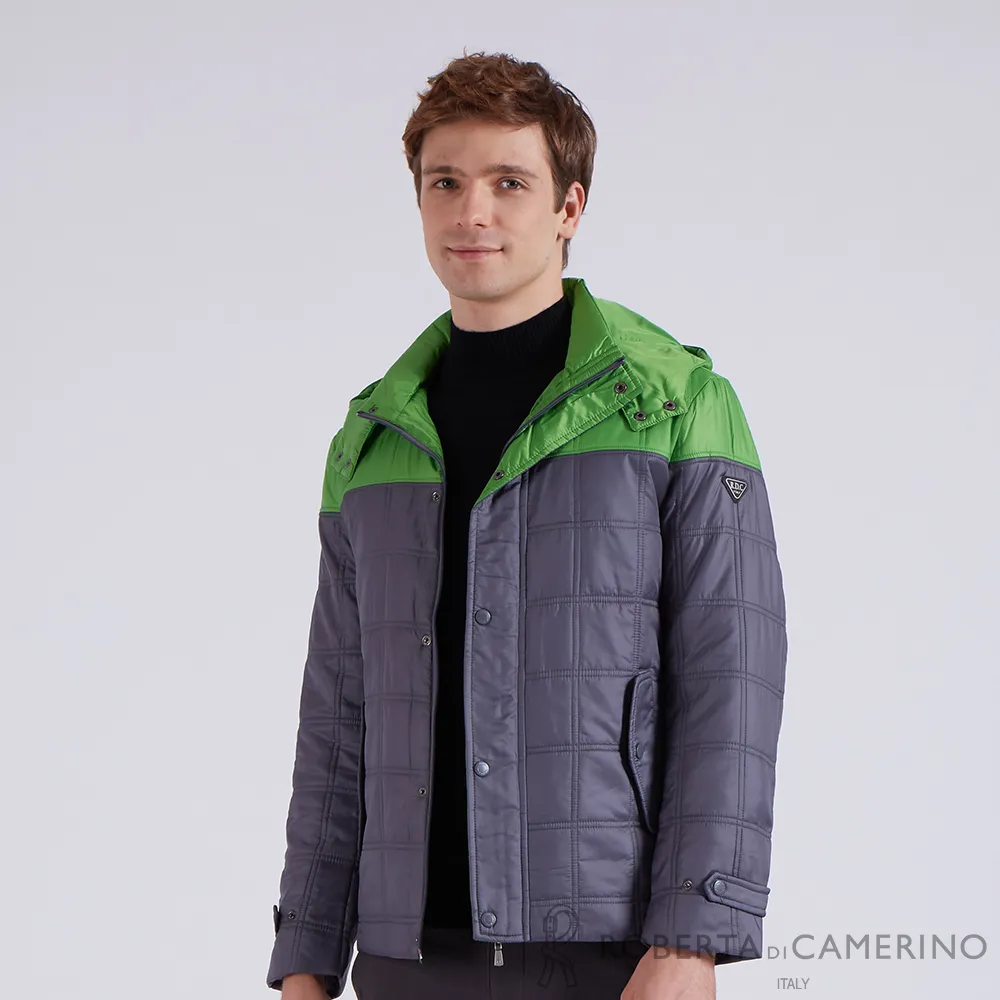 【ROBERTA諾貝達】 男裝 防潑水 質地柔軟 輕鋪棉風衣夾克  灰 歷史價格詳細信息