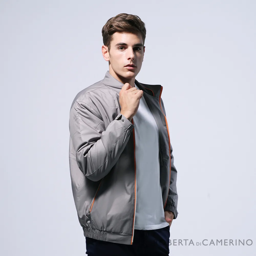 ROBERTA諾貝達 防潑水 雙色拼接可拆式帽運動防風外套 藍綠 歷史價格詳細信息