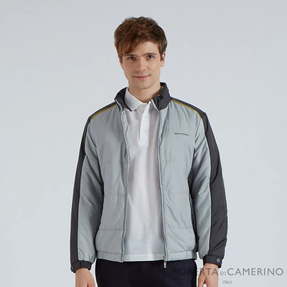 【ROBERTA諾貝達】 男裝  輕盈 休閒棒球款時尚夾克  藍綠 歷史價格詳細信息