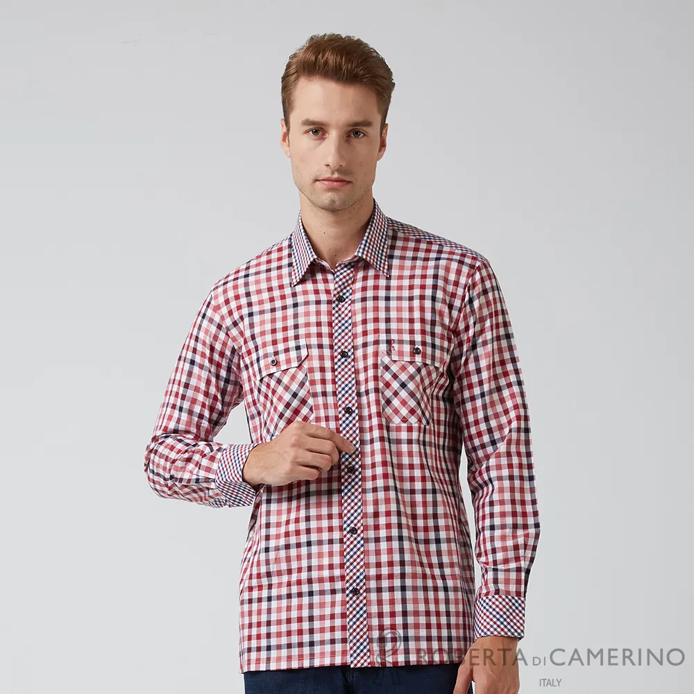 ROBERTA諾貝達 奧地利素材 台灣製 純棉合身版 商務型男短袖襯衫 藍 歷史價格詳細信息