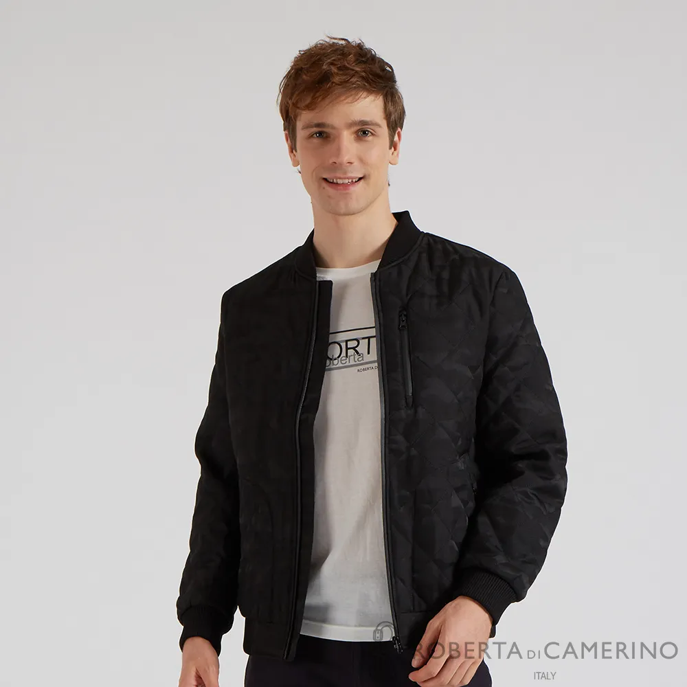 【ROBERTA諾貝達】 男裝 帥氣百搭 時髦大方立領式夾克 HOG02-39藍黑 歷史價格詳細信息