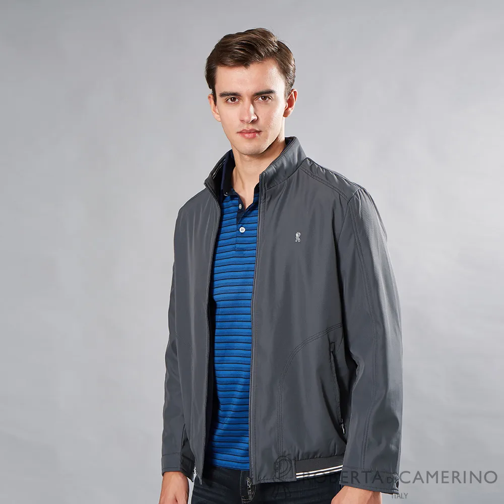 【ROBERTA諾貝達】 休閒男裝 質地輕柔 百搭透氣夾克  卡其 歷史價格詳細信息