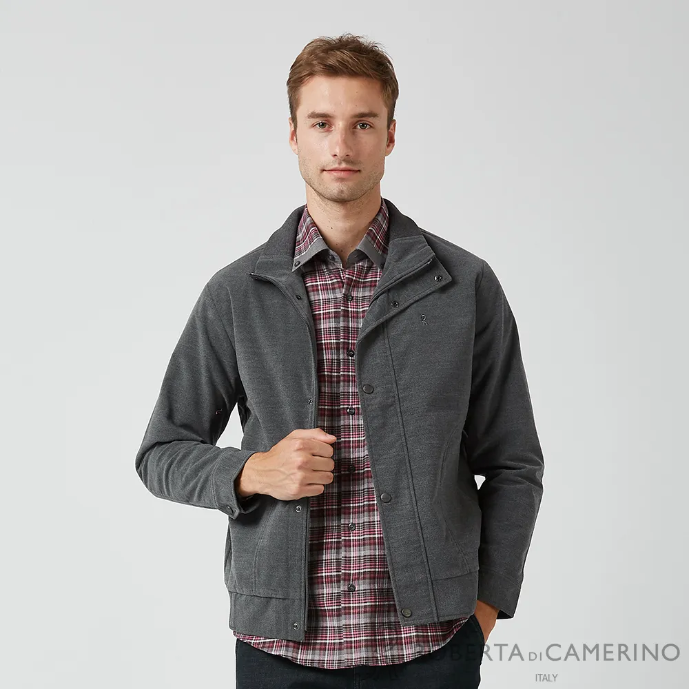 【ROBERTA諾貝達】 秋冬男裝 都會條紋刷毛 黑色長袖休閒POLO棉衫 歷史價格詳細信息