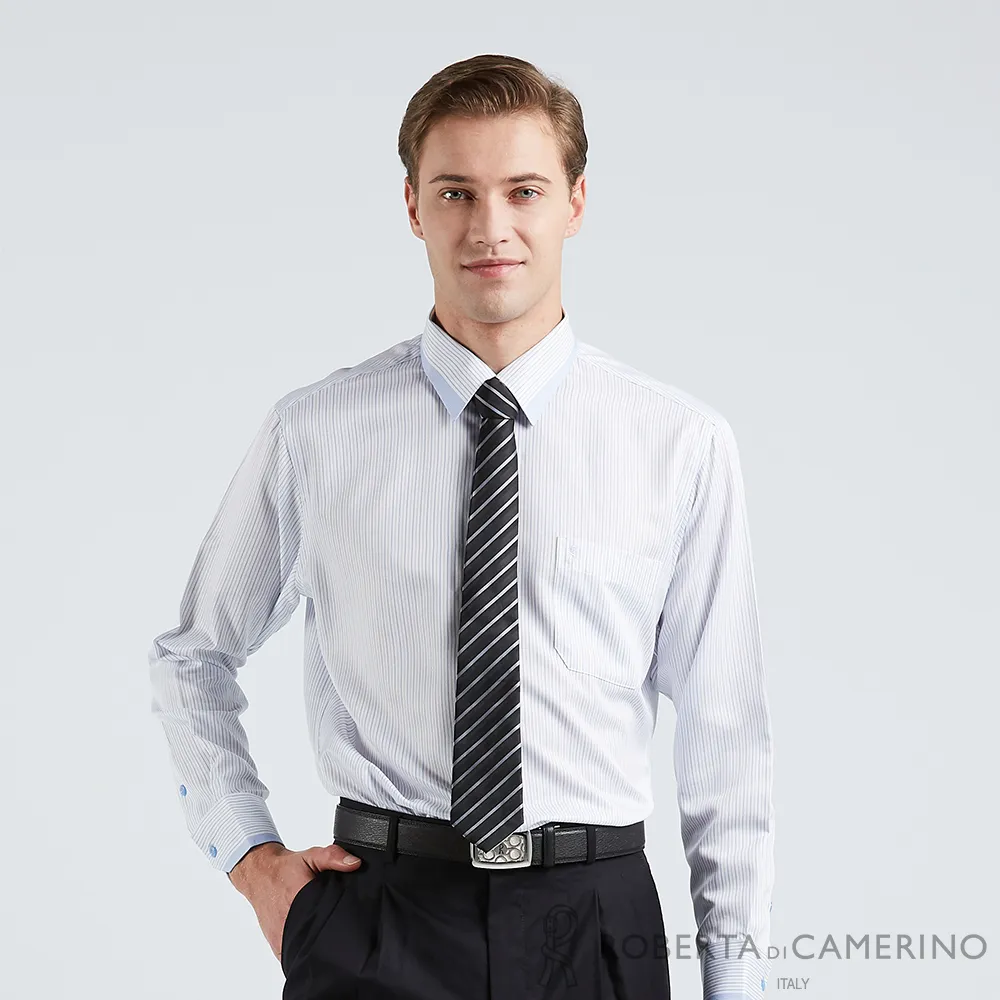 【ROBERTA諾貝達】 台灣製 修身版 吸濕排汗 細緻柔軟長袖襯衫 紫 歷史價格詳細信息