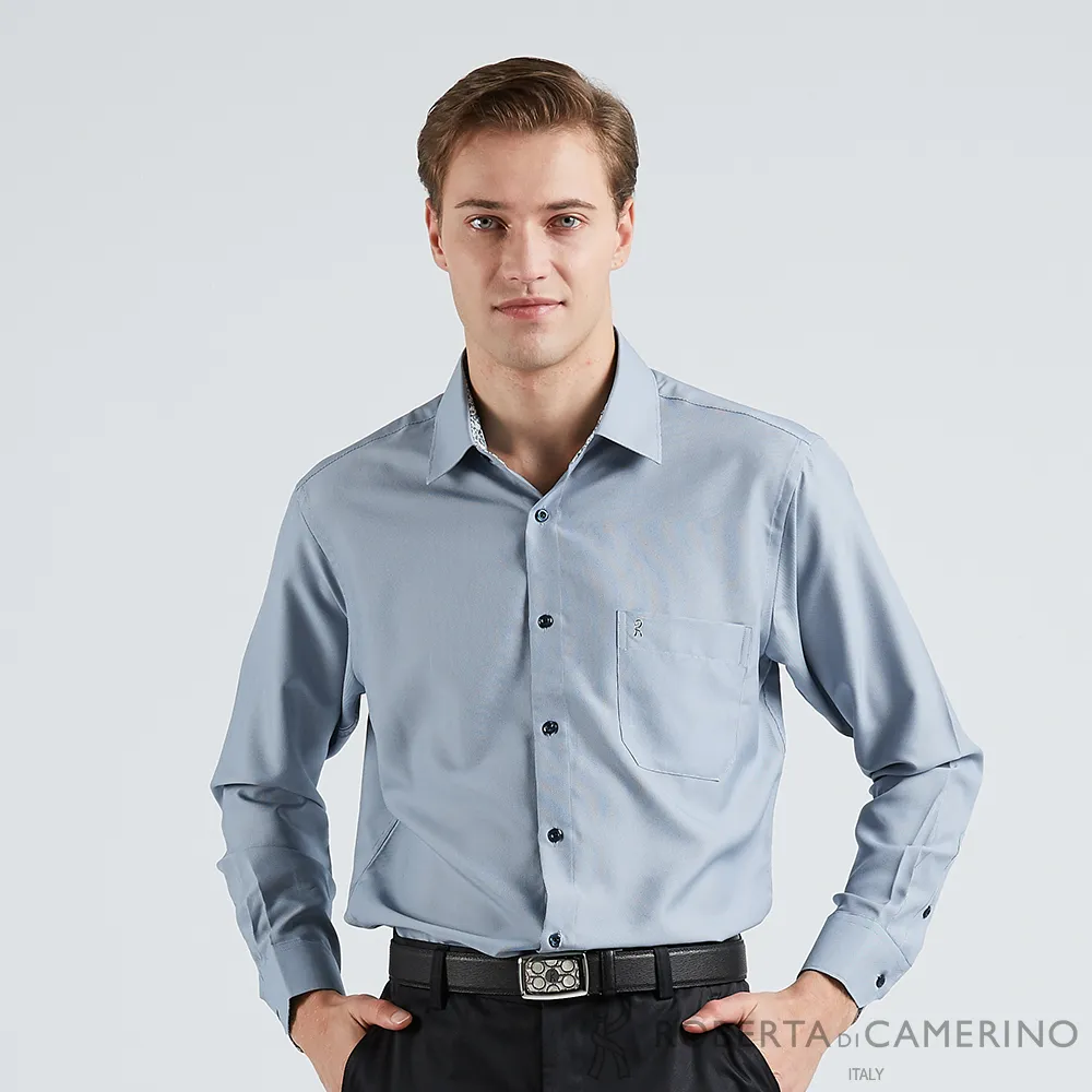 【ROBERTA諾貝達】 台灣製 修身版 吸濕排汗 細緻柔軟長袖襯衫 紫 歷史價格詳細信息