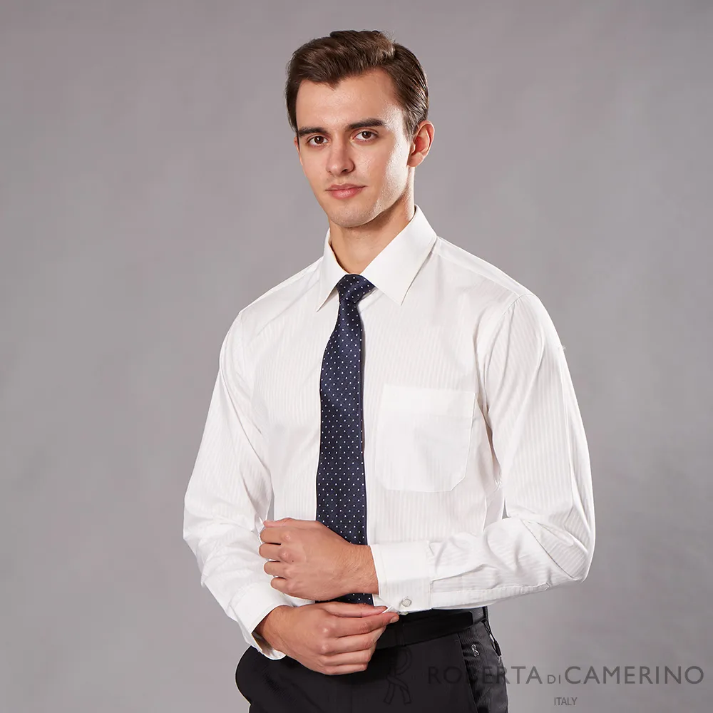 【ROBERTA諾貝達】 台灣製 純棉男裝 帥性時尚魅力長袖棉衫 VBK57-99黑 歷史價格詳細信息