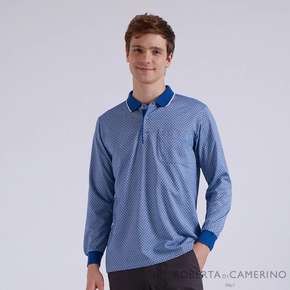 【ROBERTA諾貝達】男裝 長袖POLO衫-機能性布料-內裡刷毛保暖 RBH75-95灰 歷史價格詳細信息