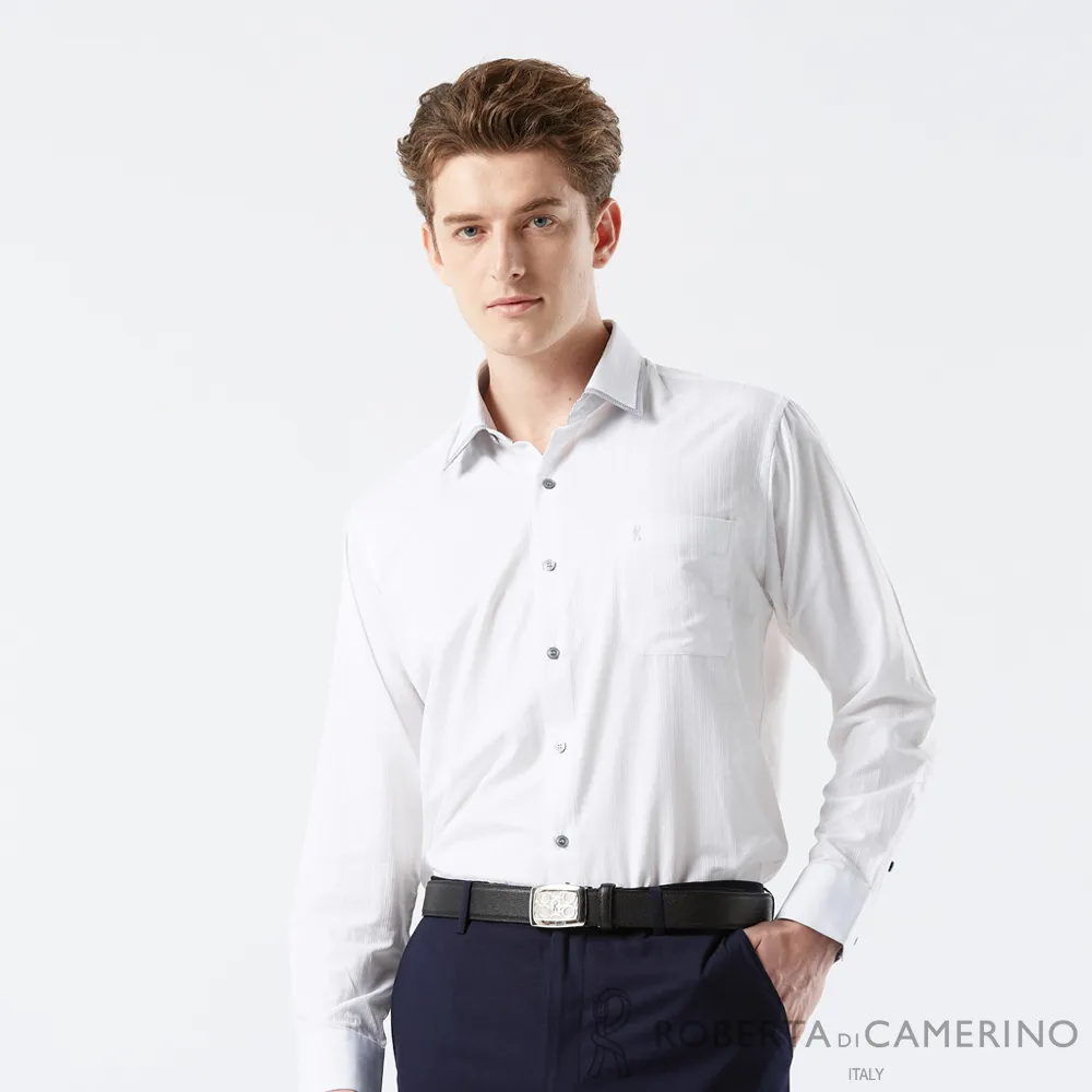 【ROBERTA 諾貝達】男裝 白色商務長袖襯衫-時尚經典素面款-台灣製 歷史價格詳細信息