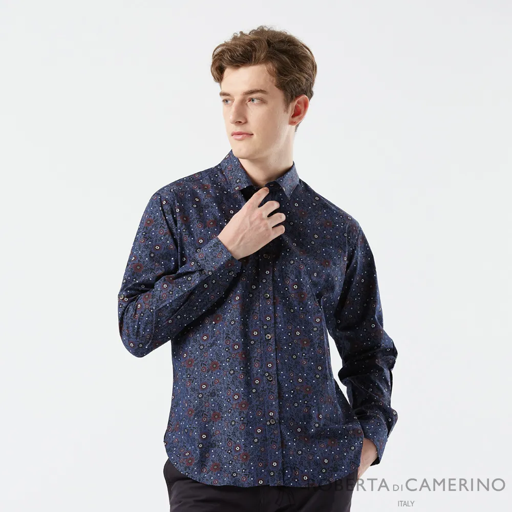 【ROBERTA 諾貝達】男裝 藍色商務長袖襯衫-時尚經典素面款-台灣製 歷史價格詳細信息