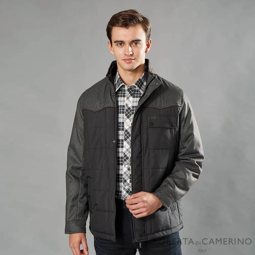 ROBERTA諾貝達 休閒百搭 內裡舖棉夾克外套 黑色 歷史價格詳細信息