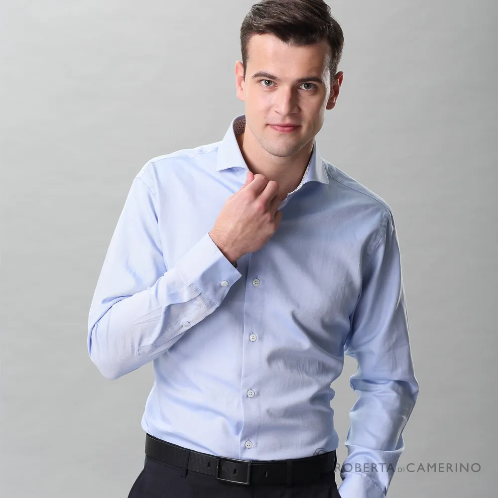 【ROBERTA諾貝達】台灣製 合身版 純棉商務紳士長袖襯衫 粉紅 歷史價格詳細信息