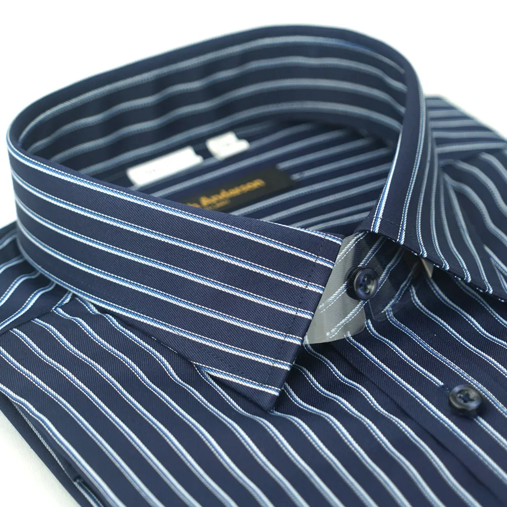 【金安德森】藍白條紋窄版襯衫-短袖 歷史價格詳細信息