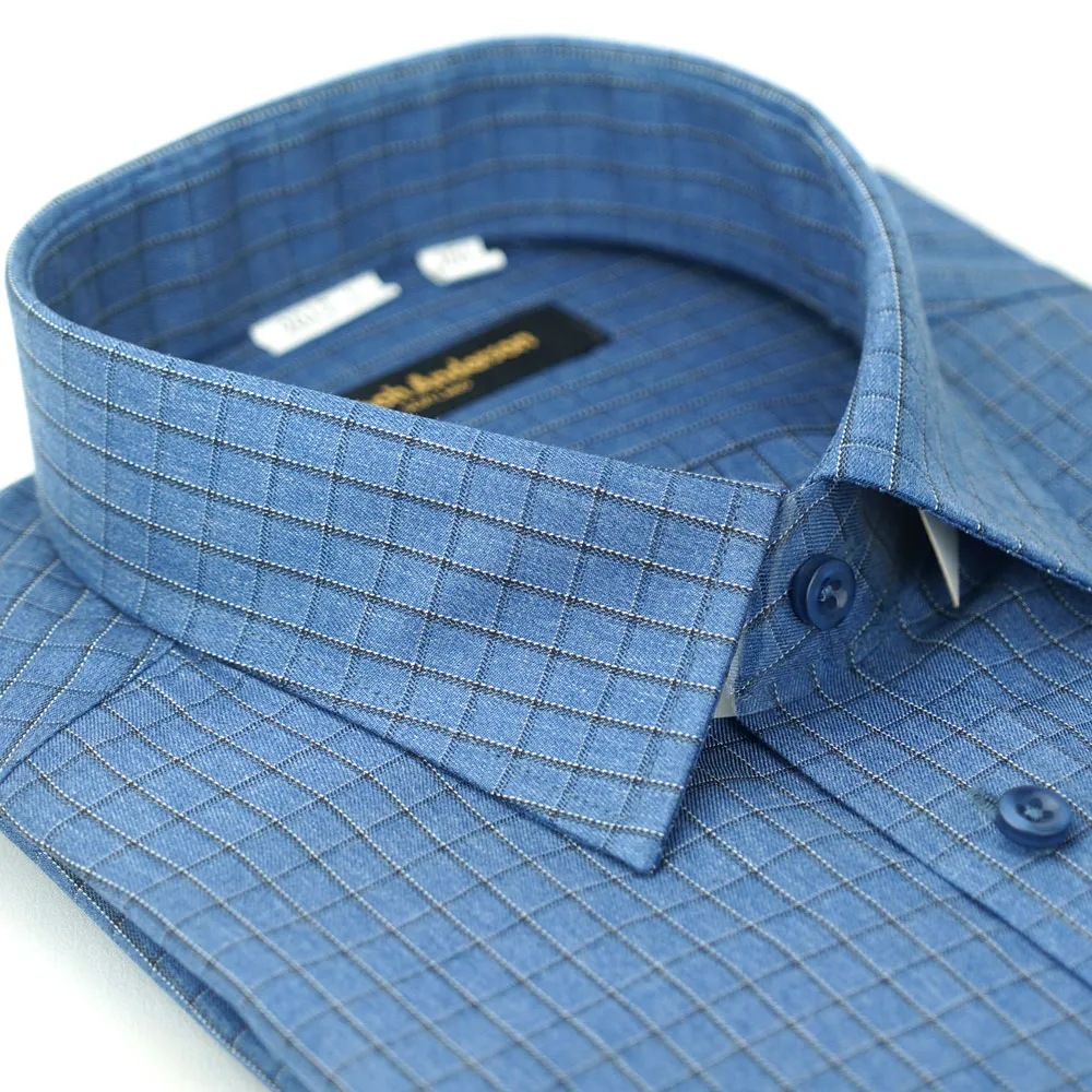 【金安德森】藍色白點窄版襯衫-長袖 歷史價格詳細信息