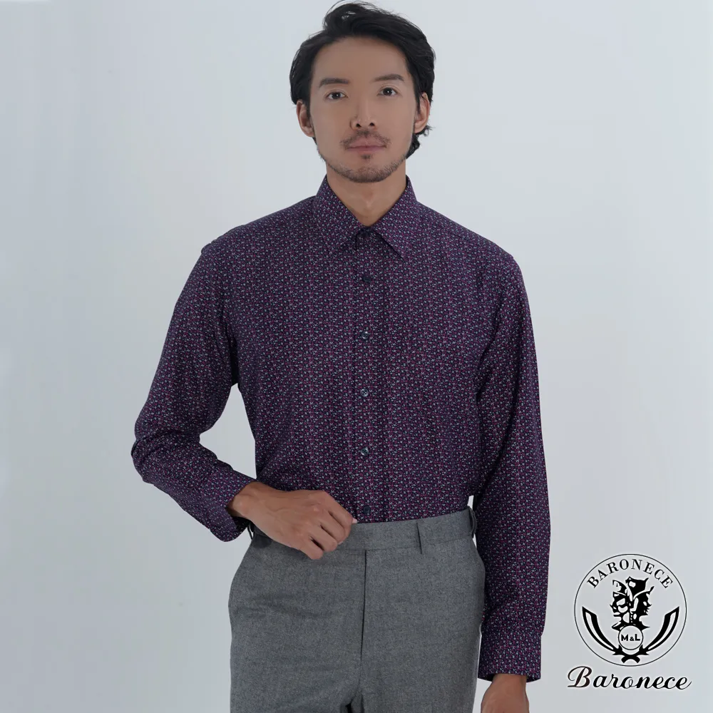 【BARONECE】活力直條長袖襯衫_藍白(618403-08) 歷史價格詳細信息