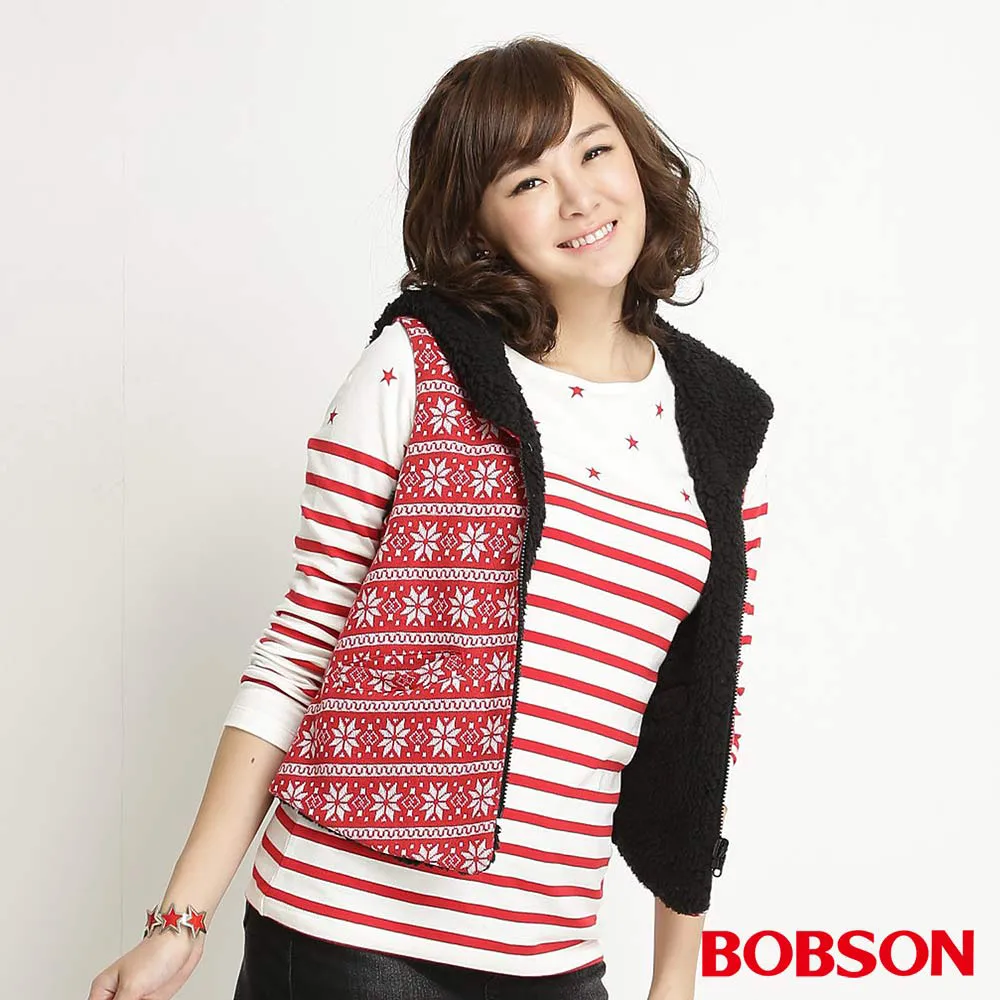 BOBSON 女款雙色配線反摺7分褲(141-52) 歷史價格詳細信息