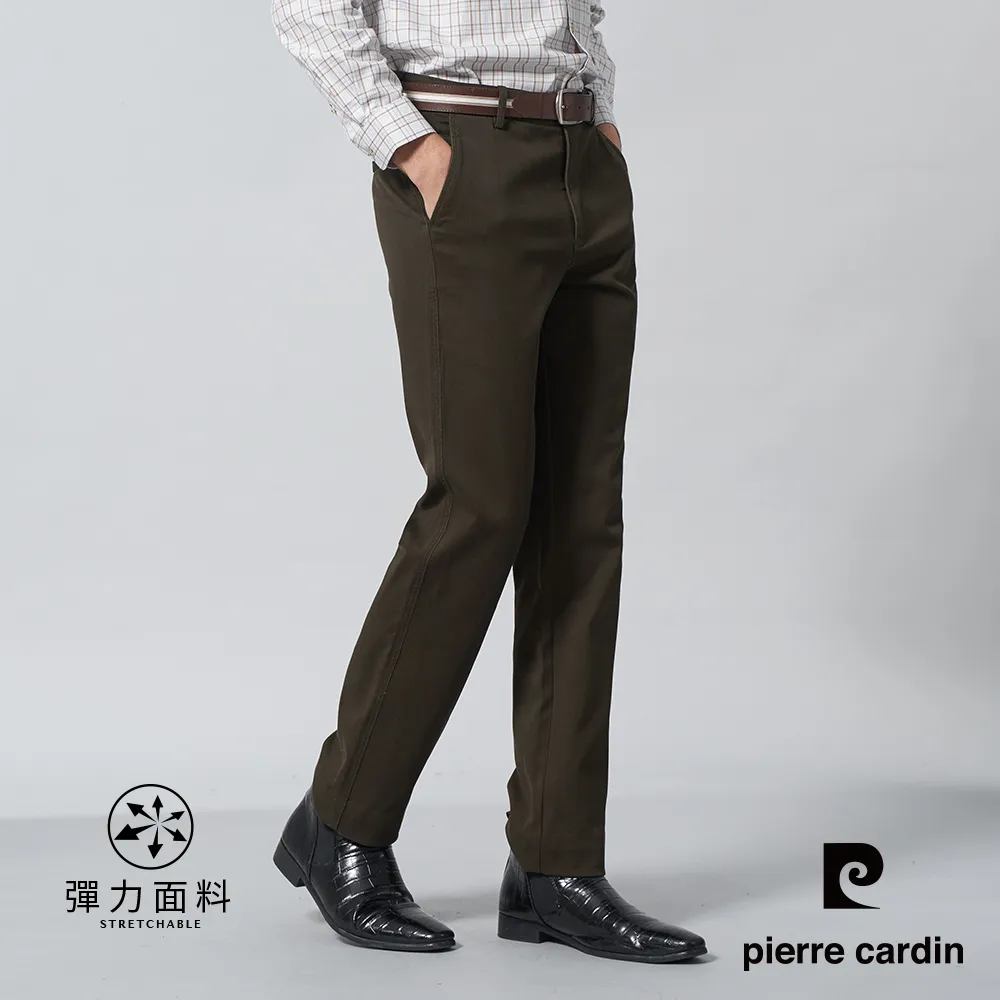 【pierre cardin皮爾卡登】 男裝 棉混微彈性L袋平口休閒長褲-黑色 (5235872-99) 歷史價格詳細信息