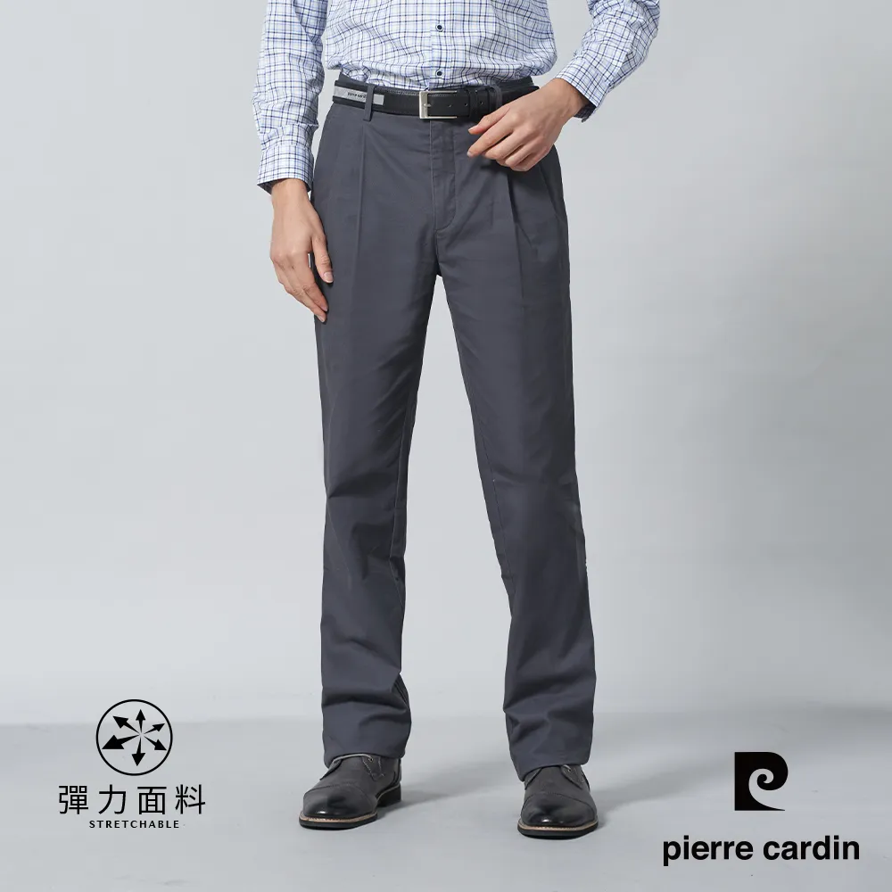 【pierre cardin皮爾卡登】 男裝 棉混微彈性L袋平口休閒長褲-黑色 (5235872-99) 歷史價格詳細信息