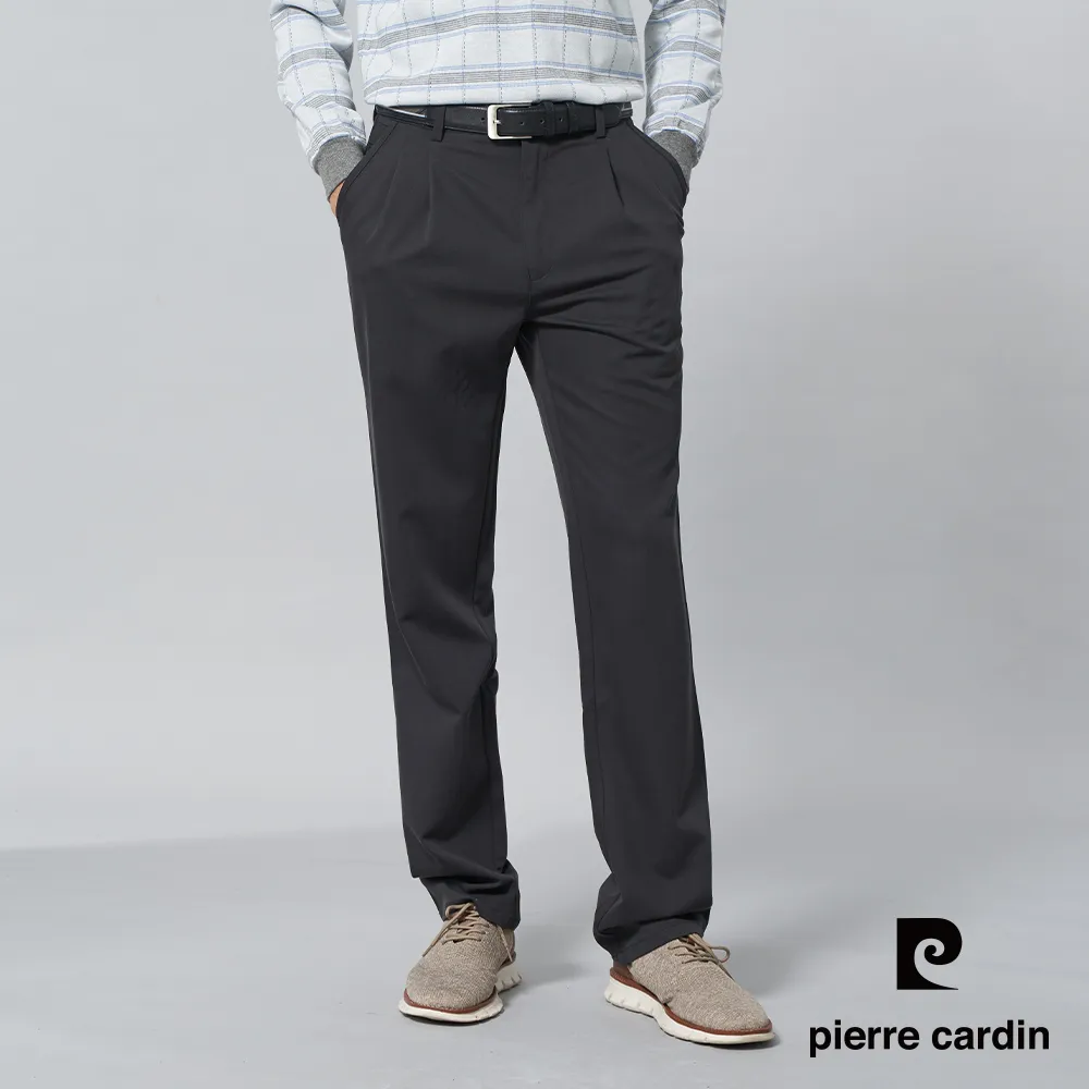 【pierre cardin 皮爾卡登】男裝 素色打摺西裝褲-丈青色 (5237852-38) 歷史價格詳細信息