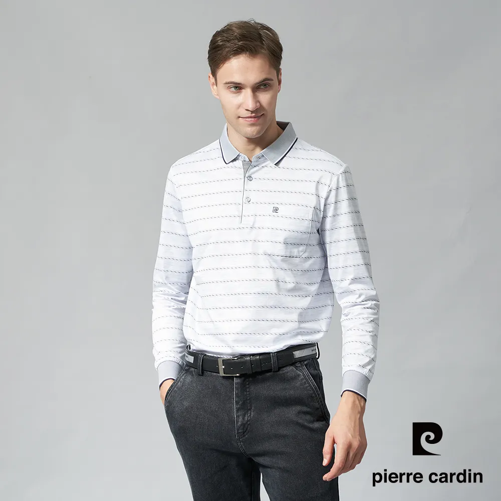 【pierre cardin 皮爾卡登】男裝 棉質混紡雙色PK大方格印花長袖POLO衫-粉紅色 (5245265-75) 歷史價格詳細信息