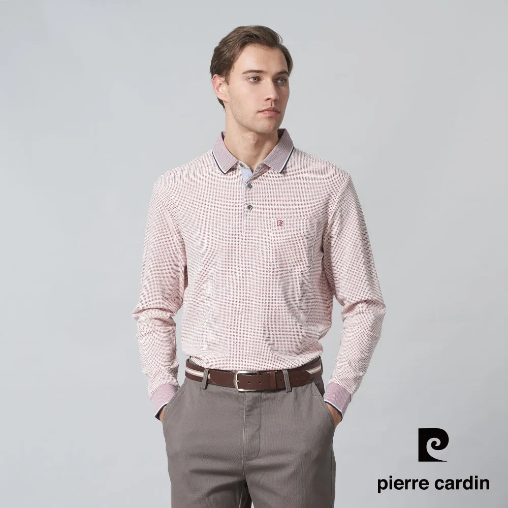 【pierre cardin 皮爾卡登】 男裝點點印花短袖POLO衫-紅色 (5217254-78) 歷史價格詳細信息