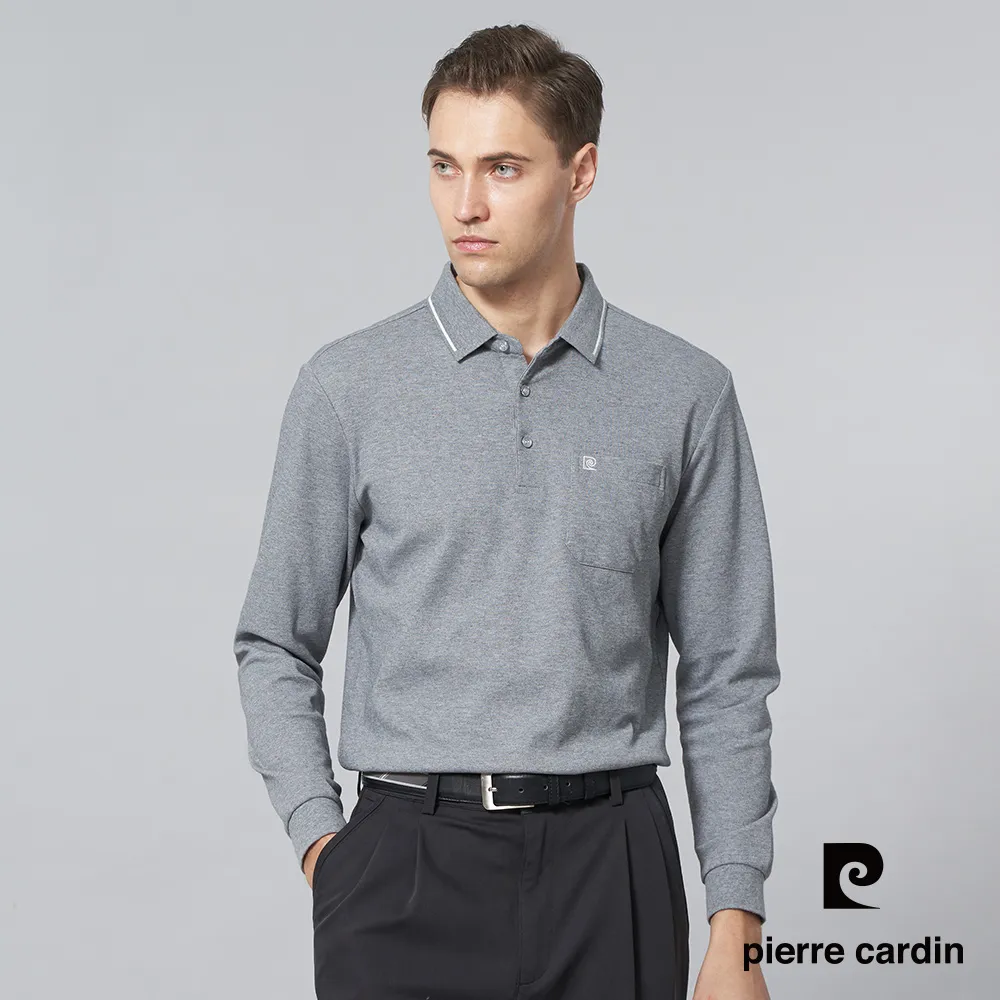 【Pierre Cardin皮爾卡登】 男裝 純絲光棉素色短袖polo衫-深藍色 (5237215-38) 歷史價格詳細信息