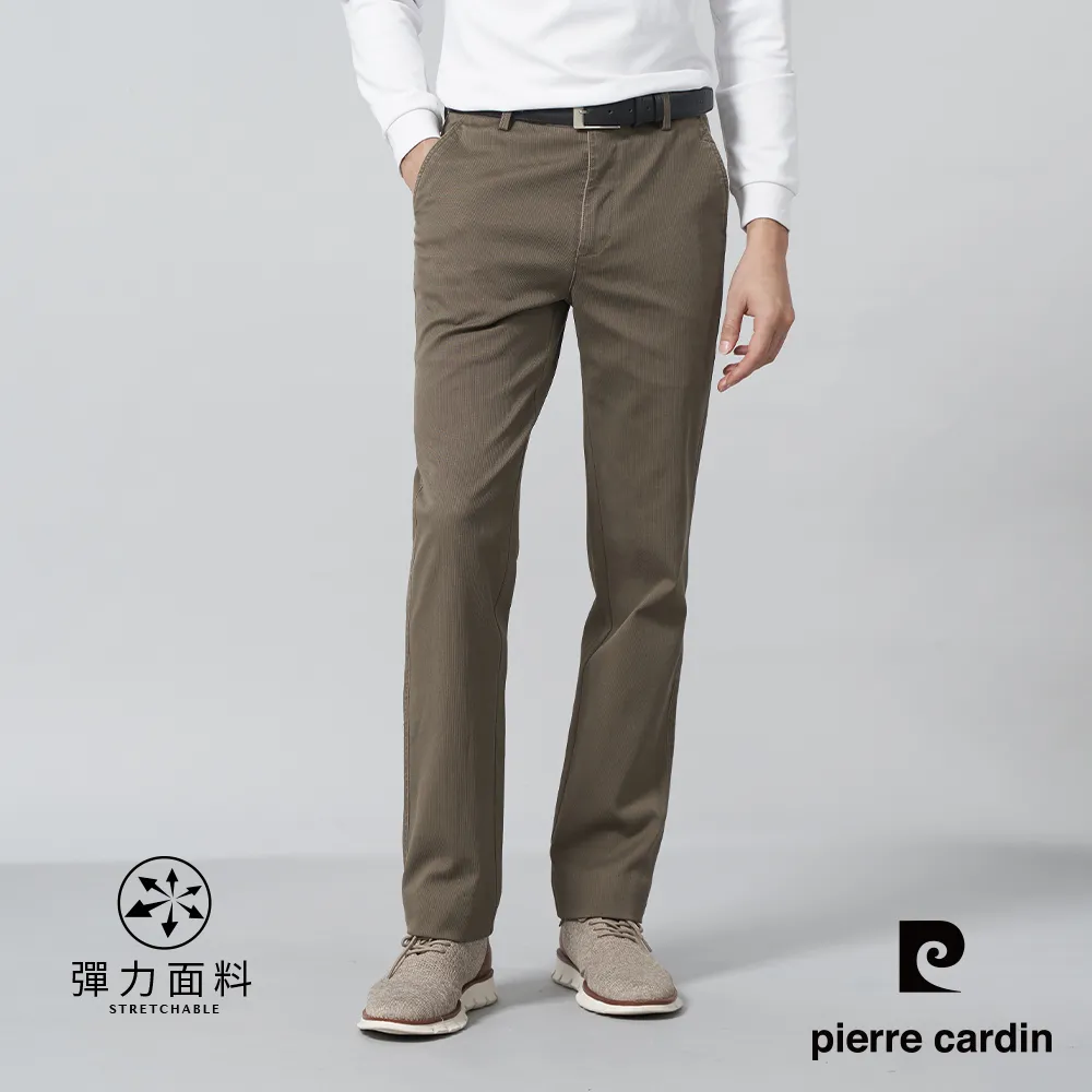 【pierre cardin皮爾卡登】 男裝 棉混微彈性L袋平口休閒長褲-黑色 (5235872-99) 歷史價格詳細信息