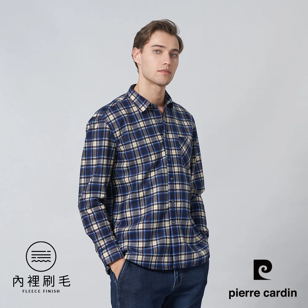【pierre cardin 皮爾卡登】 男裝格紋印花短袖POLO衫-淺灰色 (5217255-95) 歷史價格詳細信息