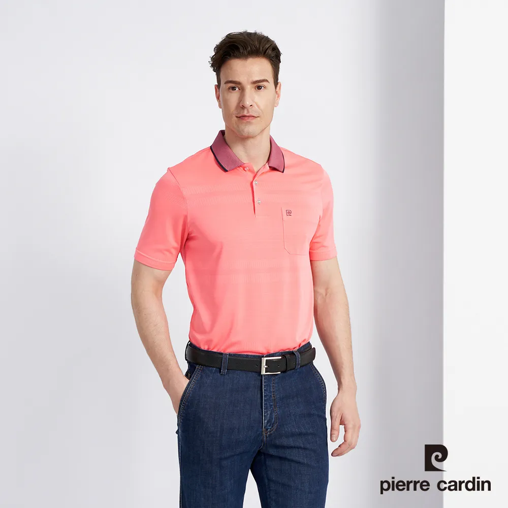 【Pierre Cardin皮爾卡登】 男款 素色短袖polo衫-深藍色 (5237265-38) 歷史價格詳細信息