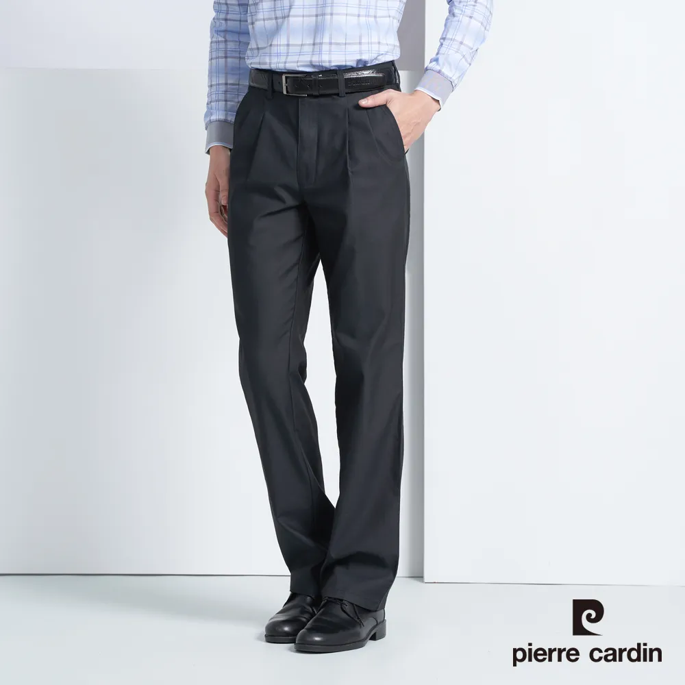 【pierre cardin 皮爾卡登】男款 彈性打摺休閒長褲-丈青色(5225873-38) 歷史價格詳細信息