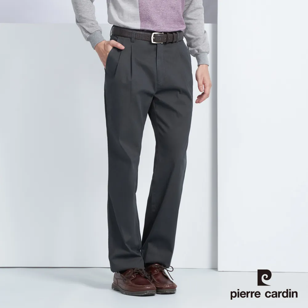 【pierre cardin 皮爾卡登】男款 彈性打摺休閒長褲-丈青色(5225873-38) 歷史價格詳細信息