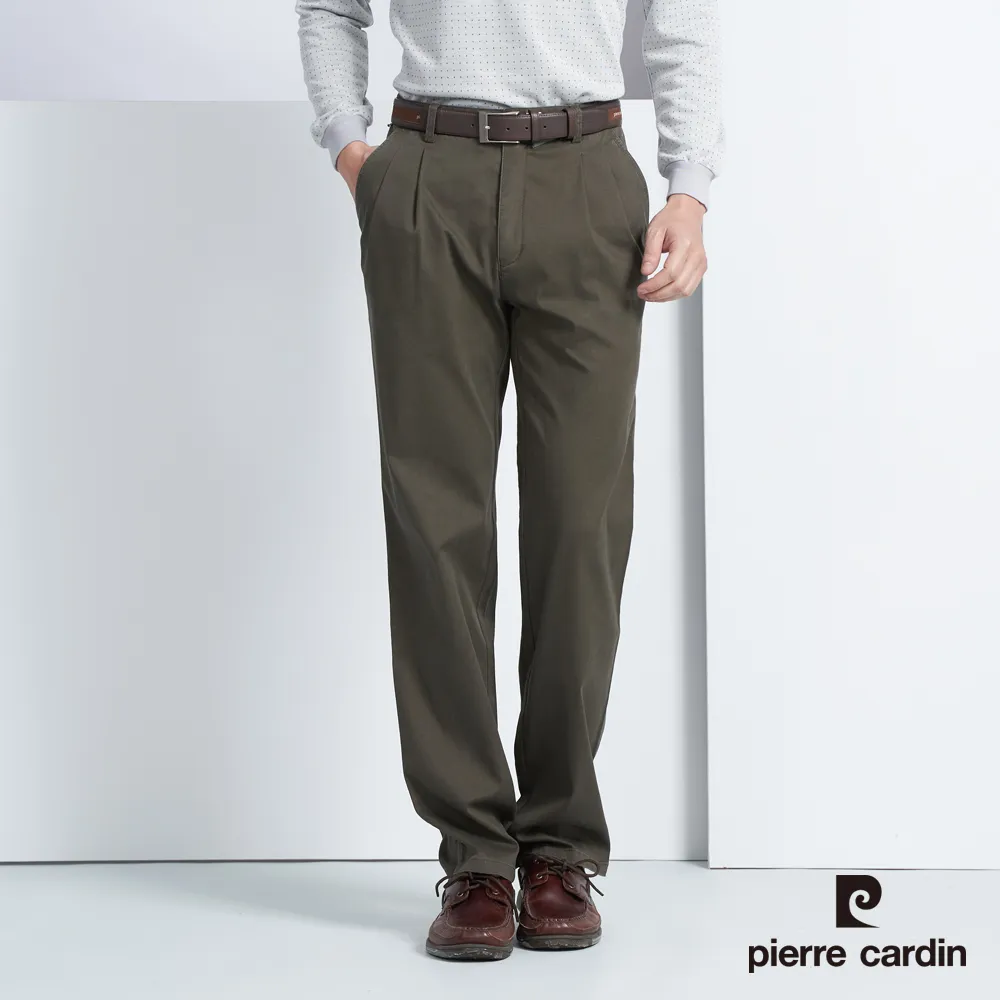 【pierre cardin 皮爾卡登】男款 彈性打摺休閒長褲-丈青色(5225873-38) 歷史價格詳細信息