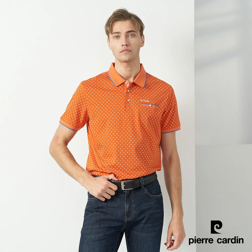 【Pierre Cardin皮爾卡登】 男裝 純絲光棉素色短袖polo衫-深藍色 (5237215-38) 歷史價格詳細信息