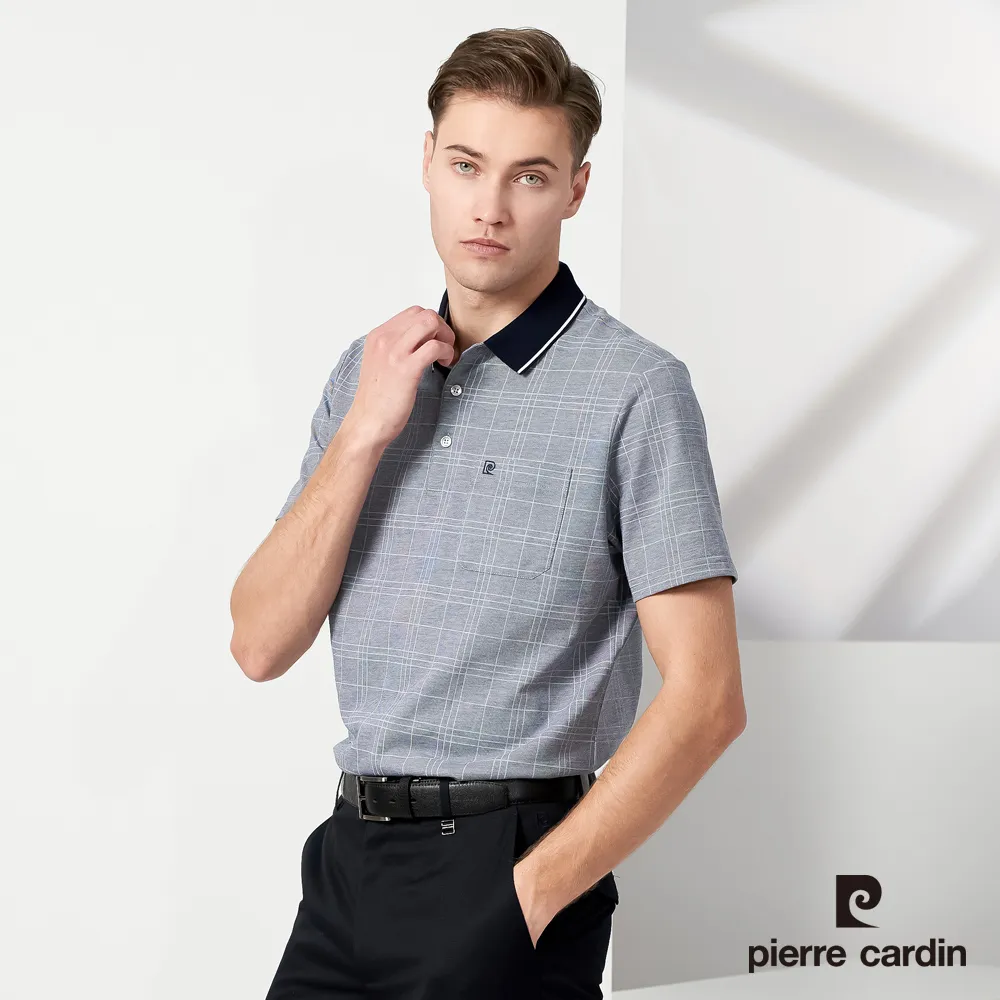 【pierre cardin 皮爾卡登】 男裝印格短袖POLO衫-藍色 (5217278-39) 歷史價格詳細信息