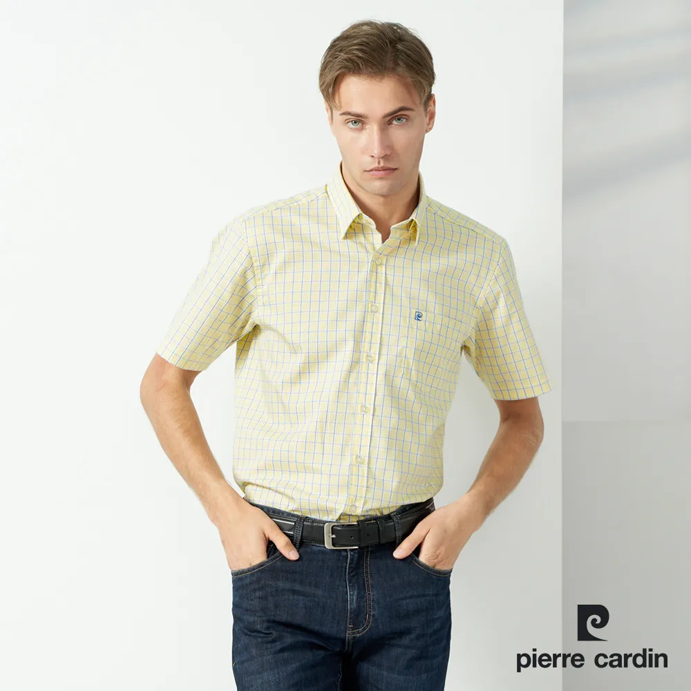 【Pierre Cardin皮爾卡登】 男裝 純絲光棉素色短袖polo衫-深藍色 (5237215-38) 歷史價格詳細信息