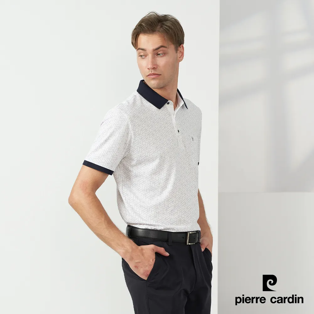 【pierre cardin 皮爾卡登】男款 PK布印花短袖POLO衫-深藍色 (5237267-38) 歷史價格詳細信息