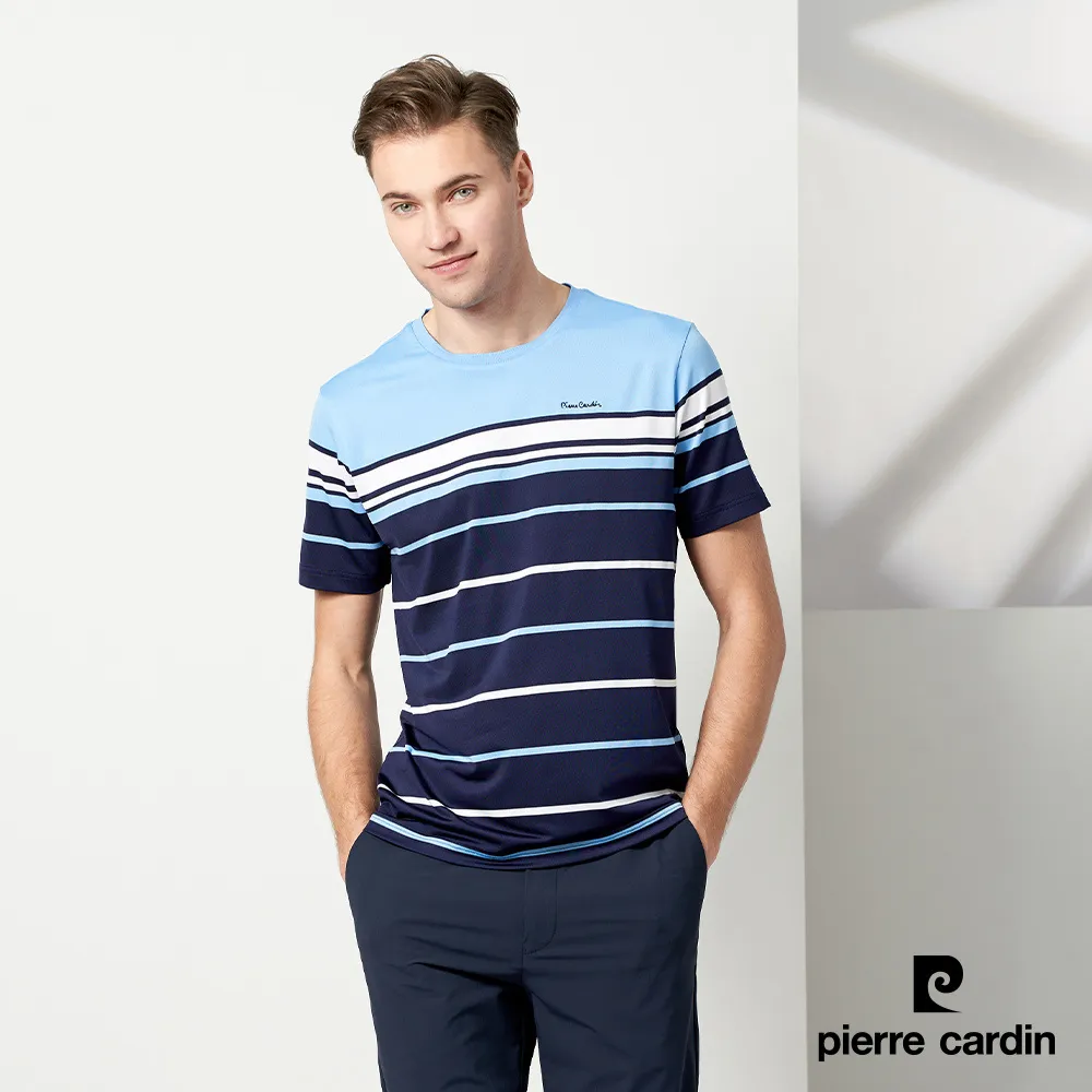 【pierre cardin 皮爾卡登】男款 TOP印花短袖POLO衫-藍色 (5237286-35) 歷史價格詳細信息