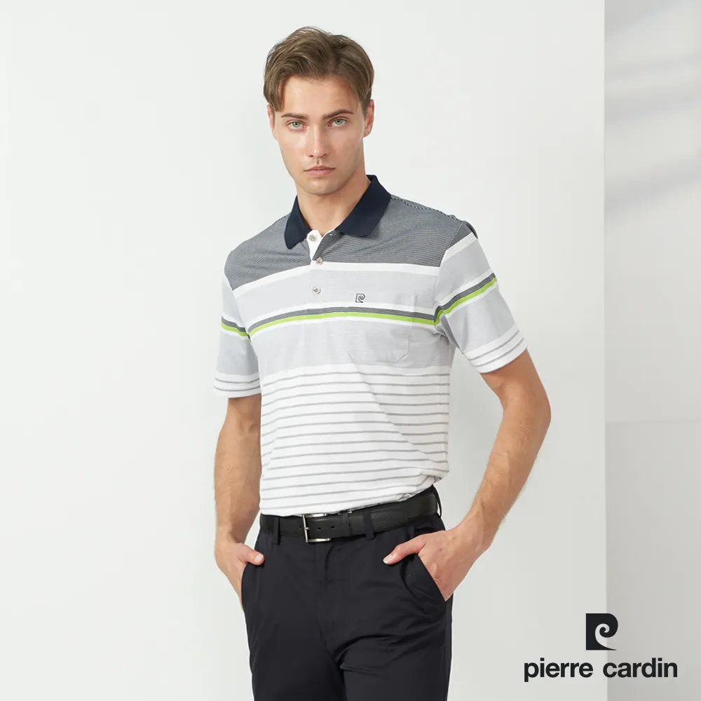 【pierre cardin 皮爾卡登】男款 TOP定位橫條短袖POLO衫-紫色 (5237293-25) 歷史價格詳細信息