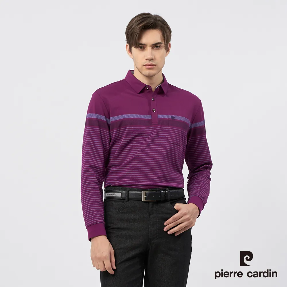 【pierre cardin 皮爾卡登】 男裝定位橫條短袖POLO衫-水藍色 (5217260-35) 歷史價格詳細信息