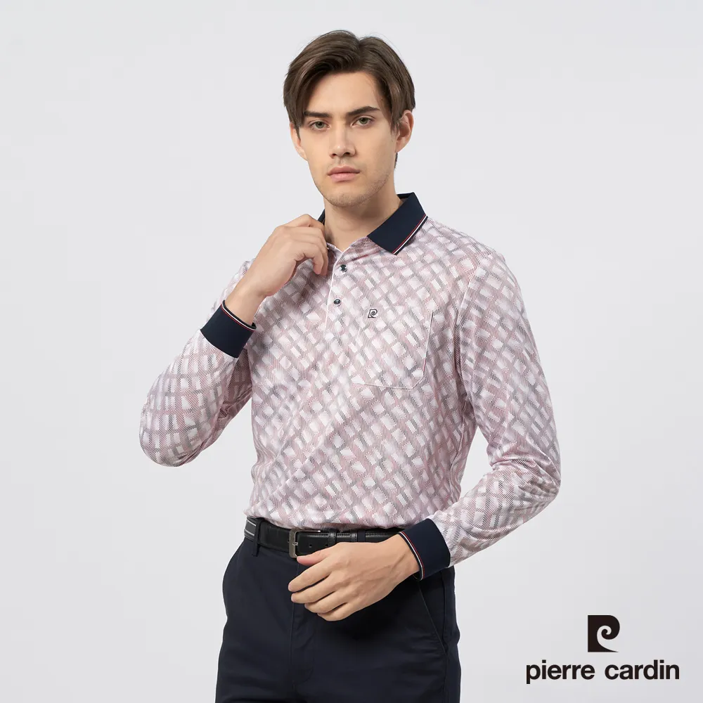 【pierre cardin 皮爾卡登】男裝 環保機能性修身版條紋長袖襯衫-白底藍細條(62863-31) 歷史價格詳細信息