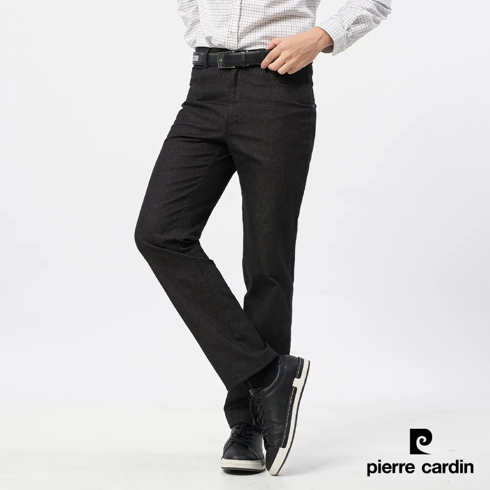 【pierre cardin皮爾卡登】男裝 微彈性素面平口西裝長褲-黑色 (5245845-99) 歷史價格詳細信息