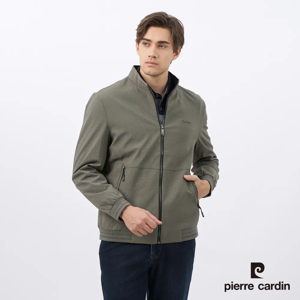 【pierre cardin 皮爾卡登】 男裝格紋印花短袖POLO衫-淺灰色 (5217255-95) 歷史價格詳細信息