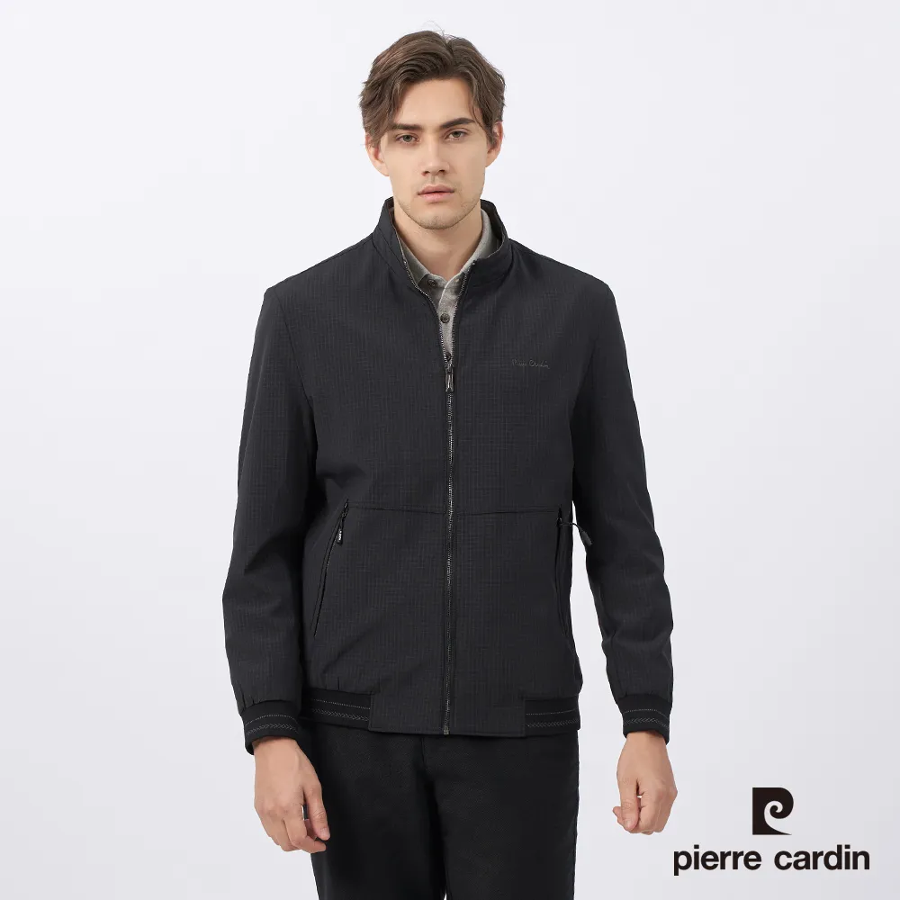 【pierre cardin 皮爾卡登】 男裝格紋印花短袖POLO衫-淺灰色 (5217255-95) 歷史價格詳細信息