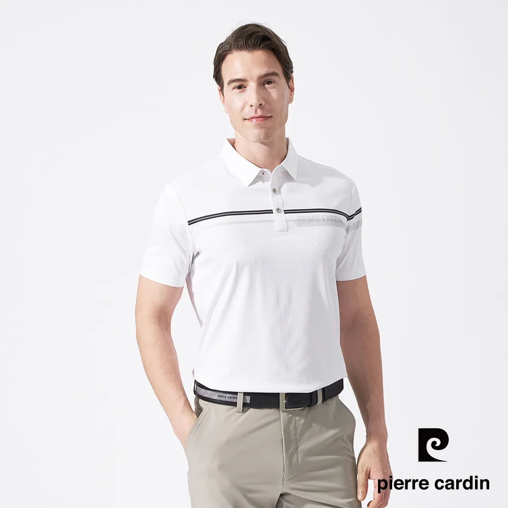 【pierre cardin 皮爾卡登】男款 胸前大定位印格短袖POLO衫-深藍色 (5237255-38) 歷史價格詳細信息