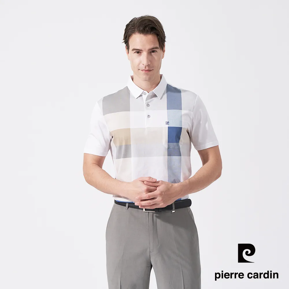 【pierre cardin 皮爾卡登】男款 胸前大定位印格短袖POLO衫-深藍色 (5237255-38) 歷史價格詳細信息