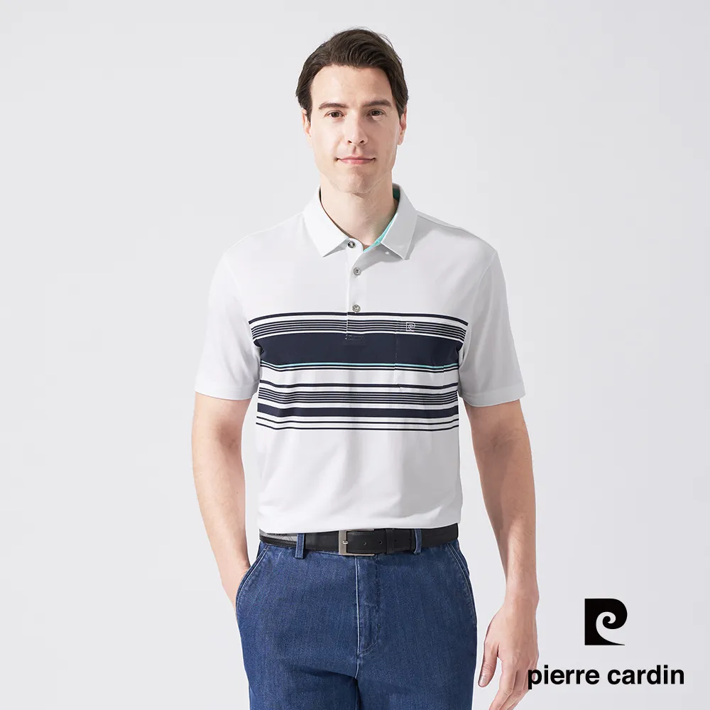 【pierre cardin 皮爾卡登】男款 TOP定位橫條短袖POLO衫-紫色 (5237293-25) 歷史價格詳細信息
