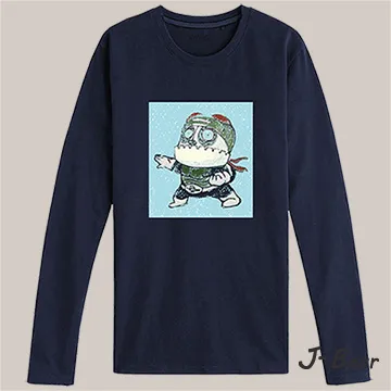 【J-Bear】手繪熊機器飛行人短袖T恤(JJ002) 歷史價格詳細信息